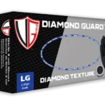 VGuard® A1GA3 8-mil Black Diamond Guard Gloves, Powder-Free, 100/bx