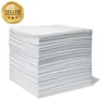 White Oil Only Absorbent Pads, 15″ x 18″, Single Weight