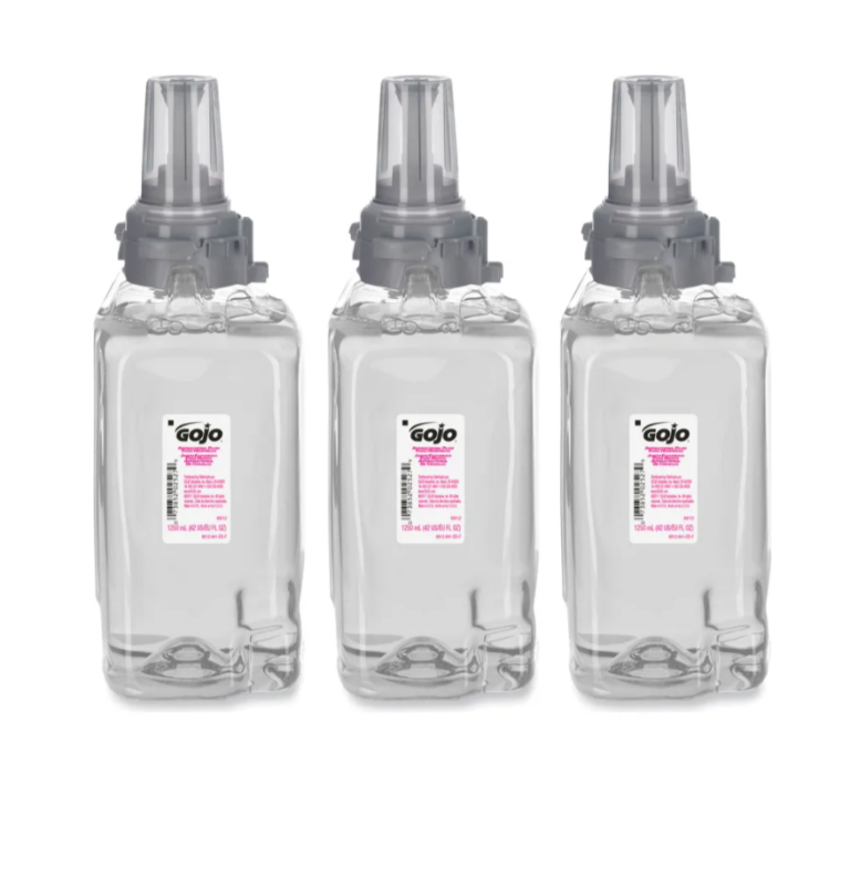 GOJO Antibacterial Plum Foam Handwash Refills, 1250mL, 3/cs